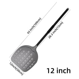 12 13 14Inch Pizza Peel Long Handle Turning Aluminum Pizza Turner Nonstick Baking Tool Perforated Paddle Kitchen Accessory