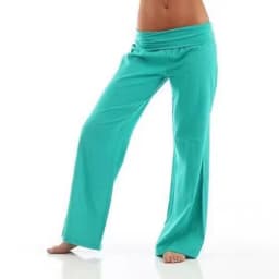2026 Colorful Elastic Waist Versatile Orange and Green Wide-leg Elastic Pants Women High Waist