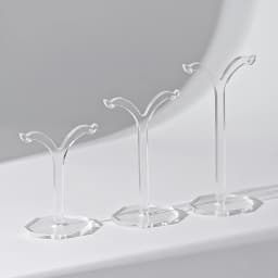 1pc Acrylic Clear Earrings Display Holder Acrylic Jewelry Display Stand Holder Y Shape Stud Earrings Drop Earrings Showcase