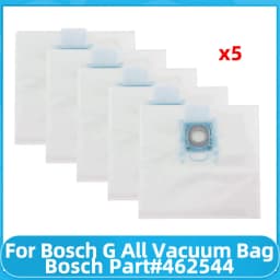 Fit For Bosch Vacuum Cleaner Bags PowerProtect Type G ALL BBZ41FGALL, Suitable for All Current Series Bosch Part#462544