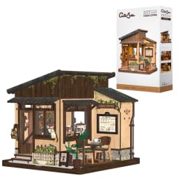 Original CUTEBEE Book Nook Kit DIY Doll House Bookshelf Insert Amazing Gift for Child Morita-Ya Japanese Style DIY Miniature Toy