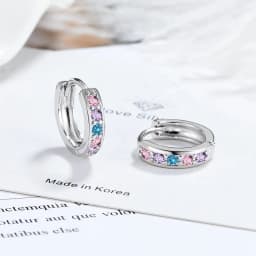 New 925 Sterling Silver Earrings Multiple Zircon for Women's Wedding Engagement Fine Fashion Jewelry Accessories Party Gift