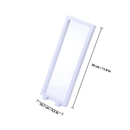 Jewelry Display Stand 11X30Cm Clear Plastic 3D Floating Frame For Medals Stamps Showcase Display Box Gift Decor