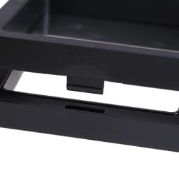 70*70mm Black 3d Floating Jewelry Coin Display Frame Holder Box Case W/ Stand High Quality