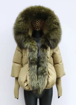 Women Coat White Duck Down Jacket Super Large Real Red Fox Fur Collar Hooded New Fashion Outerwear Puffer Jacket New