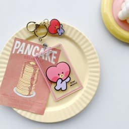 K-pop new bt21 card case - student ID bus meal card case - chest plate for student meal c meal card protection