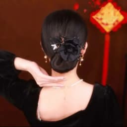 Elegant Peacock Shape Hair Bun Maker Twist Headwear Roll Hair Tool Hair Twister Easy Fast Snap Hairstyle Twist Women