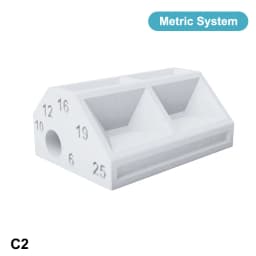 Multi-Size Parallel Marking Gauge Metric/imperial Plastic Carpentry Tool Precise Drawing Instrument For Wardrobe Cabinet Making