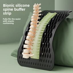 12Magnets Lumbar Vertebrae Relaxer Humpback Correction Shaping Back Stretcher Back Pain Relief Stretching Massager for Women&Men