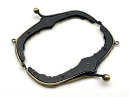 12 Cm Mini Small Purse Clasp Frame 1 Pcs Wallet Kiss Clasp Lock Retro Arch Coin Bag Frame Metal Clip DIY Craft Purse Bag Handle