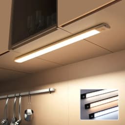10-60CM Motion Sensor LED Night Light Wireless USB Rechargeable Under Cabinet Lights Ultra Thin Long Bar Lamp Kitchen Bedside