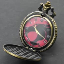 Vintage Bronze Steampunk Leopard Head Quartz Pocket Watch Necklace Pendant Clock Chain Men Women Chain Gift