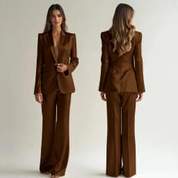Luxury High Quality Women's Suit One Button 2 Piece Jacket Pants Female Clothing Slim Fit Smart Office Banquet Lady Blazer Set