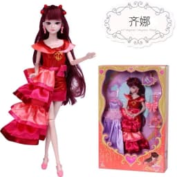 14 jointed very beautiful 29cm 11'' BJD Doll dolls Princess Hair + Makeup + Cloth +shoes pullip