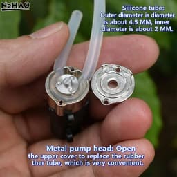 1PC DC 3V 3.7V Micro Peristaltic Pump Squeezing Dosing Pump Mini N20 Full Metal Gear Metering Pump Lab Analytic DripFlow Control