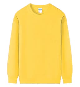 Customized Print Men Women Round-Neck Sweatshirt Loose Solid Color Classic Pullover Spring Autumn Fashion Personality Streetwear