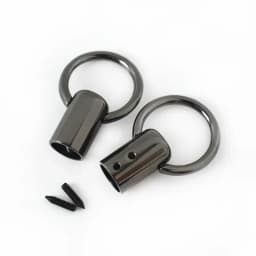 5/10Pcs 12mm Metal Bag Strap Buckles O Ring Tassel Cap Clip Cord Lock Stopper Handbag Chain Hanger Clamp Hook Accessories