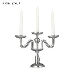 1:12 Scale Dollhouse Candle Holder Miniature Candlestick Doll Accessory Mini Desktop Ornament Playing House Scene Model Kids Toy