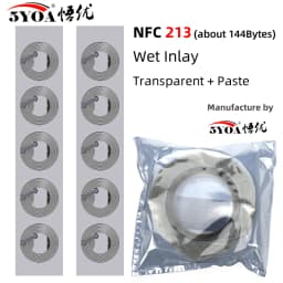 10PCS NFC Tag Nfc213 Label 213 Stickers Tags Badges Lable Sticker 13.56mhz For Huawei Share Ios13 Personal Automation Shortcuts