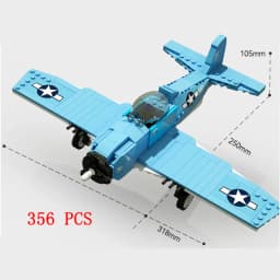 Military F/A-18E Super BumbleBee Strike Hornet Fighter Plane Building Blocks War Bricks Classic Model Educational Kids MOC Toys