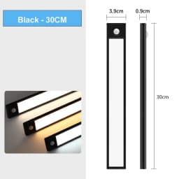 Night Light TYPE-C USB Lights Motion Sensor LED Three Colors In One Lamp For Kitchen Cabinet Bedroom Wardrobe Indoor Lighting