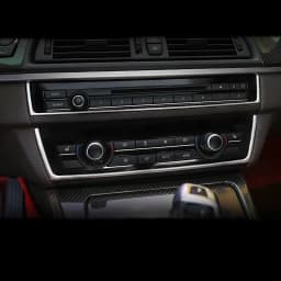 Car Styling Console Multimedia AC CD Panel Decoration Frame Cover Trim Strip Sticker For BMW 5 Series F10 F11 F18 Accessories