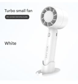 Turbo Handheld Small Fan USB Charging Mini Outdoor Portable Lightweight Desktop Stand With Long-Lasting Battery Life