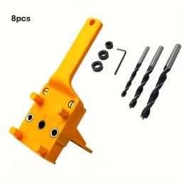 6/8/10mm Drill Bit Woodworking Dowel Jig Drilling Doweling Hole Saw Drill Guide Hole Locator For Carpentry Straight Hole Clamp