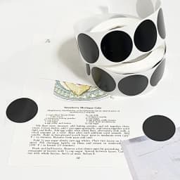 500Pcs Chroma Labels Stickers Color Code Dot Labels Stickers 1 Inch Heart Red, ,Yellow,Blue,Pink,Black,Stationery Stickers