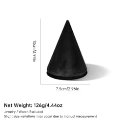 Yinbeini Velvet Conical Bangle Stand Jewelry Display Storage Holder for Bracelet Wristwatch TB032