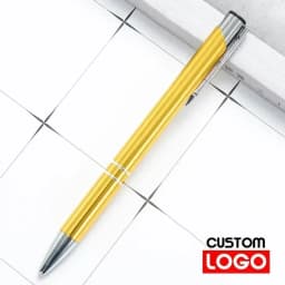 20-200pcs Wholesale Metal Pen Personalized with Your Company Logo PenAdvertising Pen Free Logo Printing Free Design Service