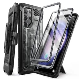 For Samsung Galaxy S23 Ultra Case 2023 SUPCASE UB Pro Full-Body Dual Layer Rugged Belt-Clip Case with Built-in Screen Protector