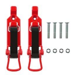 2PCS Shovel Mount for Roof Rack Wall Mounting Brackets Metal Rubber Clamp Space Saving Sturdy Quick Release Shovel Holder