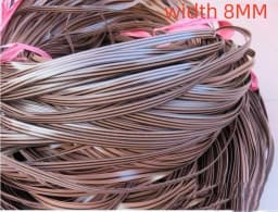 10 Meters PE Gradient Flat Synthetic Rattan Material Roll Handmade Weaving Rope Repair Furniture Bed Sofa Chair Table Basket