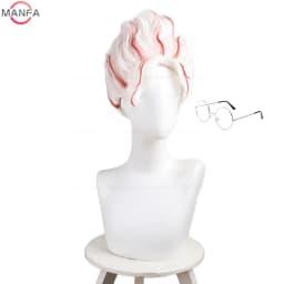 High Quality Momo Ayase Ekalun Cosplay Wig Anime Dandadan Cosplay Short Brown Heat Resistant Hair Anime Cosplay Wigs + Wig Cap