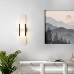 Nordic Modern High-End Marble Bedroom Bedside Lamps Living Room Wall Lighting Elegant Room Decor Marble Interior Wall Led Lights