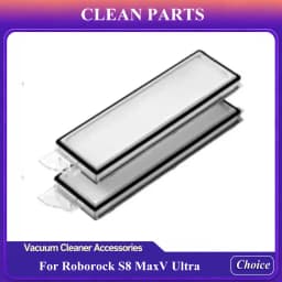 For Roborock S8 Maxv Ultra Vacuum Cleaner Accessories Mian Brush Side Brush Mop Pads Cloth Dust Bag Hepa Filter Spare Parts