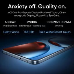 Smartphone realme GT 7 5G, processor Dimensity 9400e, battery 7000 mAh, charge W, camera 50 MP Sony IMX906 OIS, NFC