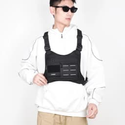 Tactical Functional Men Vest Bag Waist Packs High Quality Waterproof Men Pack Bag Backpack Fashion Trends Men Sling Bag Shoulder