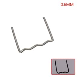 100pc Welding Nail Gun Nails Hot Stapler Staples 0.8/0.6mm For Plastic Welder Hot Welding Machine Welding Bumper Car Repair Kit