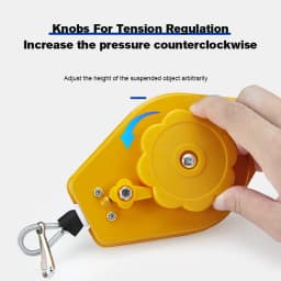 Industrial Dust-Free Grade Spring Balancer 0.5-5kg Hanging Tools Portable Telescoping Spring Balancer For Electric Screwdrivers