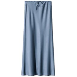 New In 2026 Women's Spring Summer Solid Color Satin Long Skirt High Waist Lace-up Trendy Elegant Faldas Female Beach Maxi Skirts