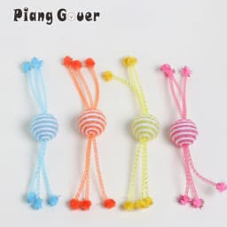 Cat Toy Rope Ball Kitten Self Toy Playing Claw Bite Ball Pet Toys Interactive