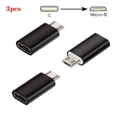 USB C Female to Micro USB Male Adapter (1/2/3/4/5/6-Pack), Micro USB Adaptor, Micro USB to USB C Adapter Fast Charger Power Cabl