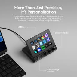 Ulanzi D200X All-in-One Creative Deck Desktop Control Hub for Video Photo Post-Processing Smart Lighting Studio Livestreaming