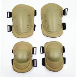 Military Tactical Knee Pad Elbow Pad Set Airsoft Knee Elbow Protective Pads Combat Paintball Skate Outdoor Sports