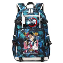 Demon Slayer Anime School Bag Large Capacity Lightweight Student Backpack for Kids Boys Girls Daily Use
