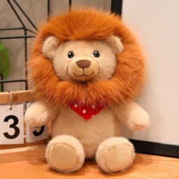 35/50/60CM Super Soft Cute Lion Plush Toy Fluffy Stuffed Animal for Hugging Pillow Cartoon Birthday Gifts Home Decor