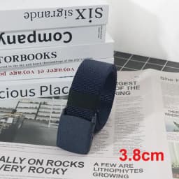 100cm 110cm 120cm 130cm 140cm Pluse Size Fabric Belts Non Metal Plastic Buckle Military Training Adjustable Belt