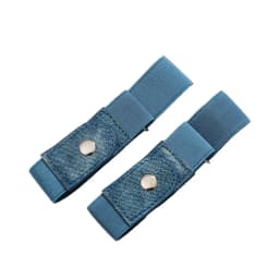 2pcs No Buckle Stretch Belt for Women Men Girls Boys Junior Jeans Pants Comfortable Buckle Free Invisible Elastic Waist Belt